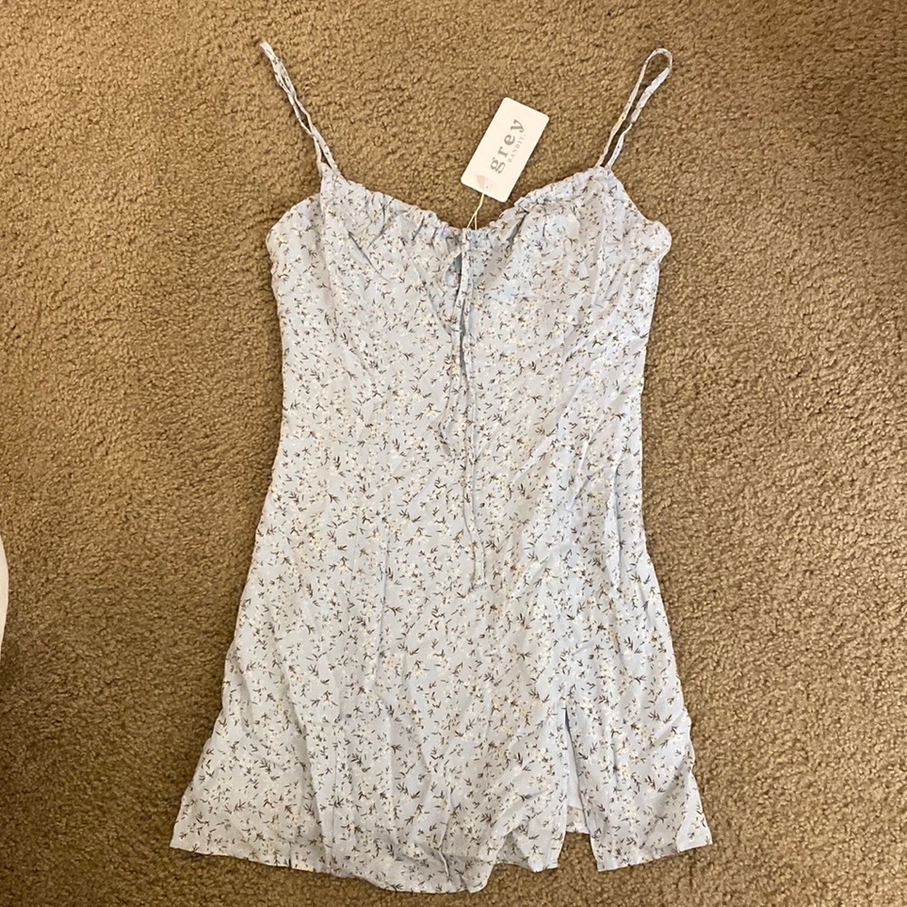 Grey Bandit Florence Dress in Blue Size Medium